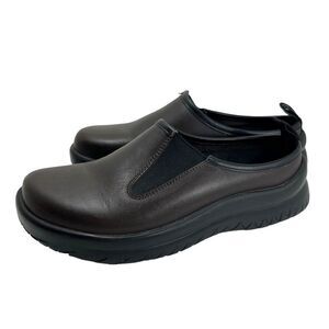 BIRKENSTOCK Tatami Brown Leather Clog Mule